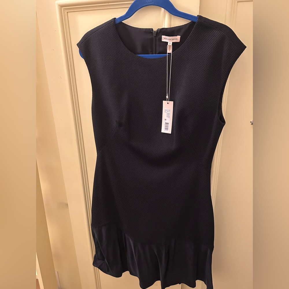 Rebecca Taylor Black Textured Dress